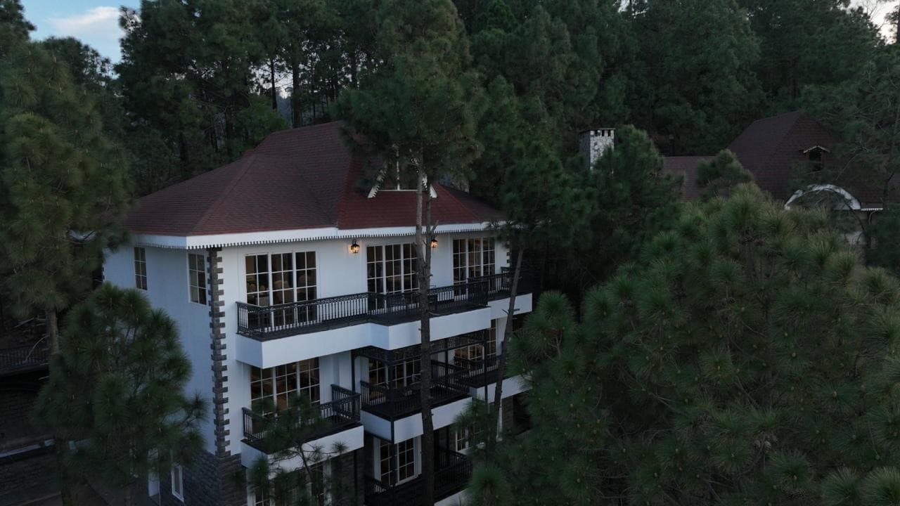 Scenic landscape of 1842 Kasauli villas
